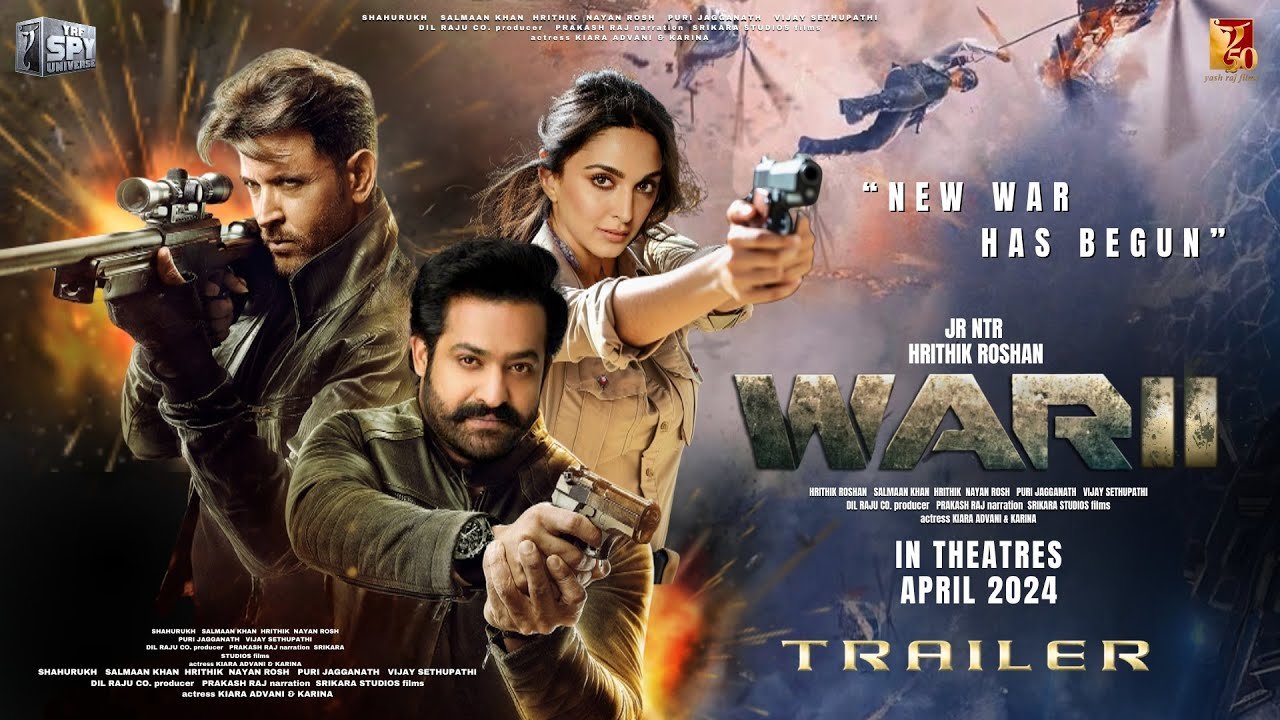 WAR 2 - Trailer | Hrithik Roshan | Jr. NTR | Salman Khan & Shah Rukh Khan | Kiara Advani | Yash Raj