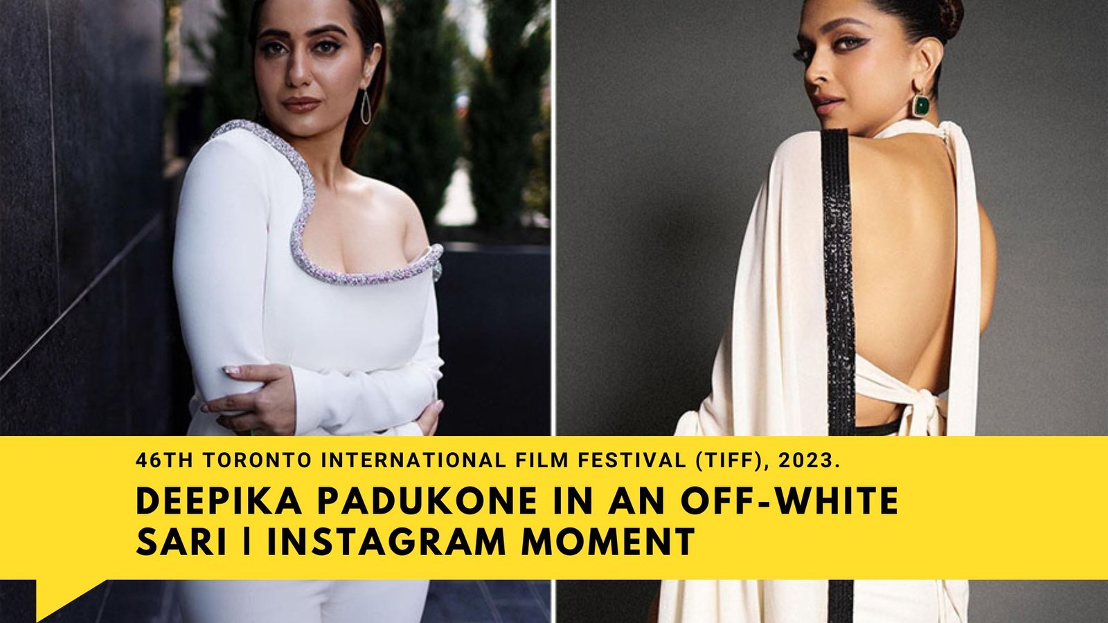 Top Instagram moments range from Kusha Kapila's TIFF attire to Deepika Padukone wearing an off-white sari