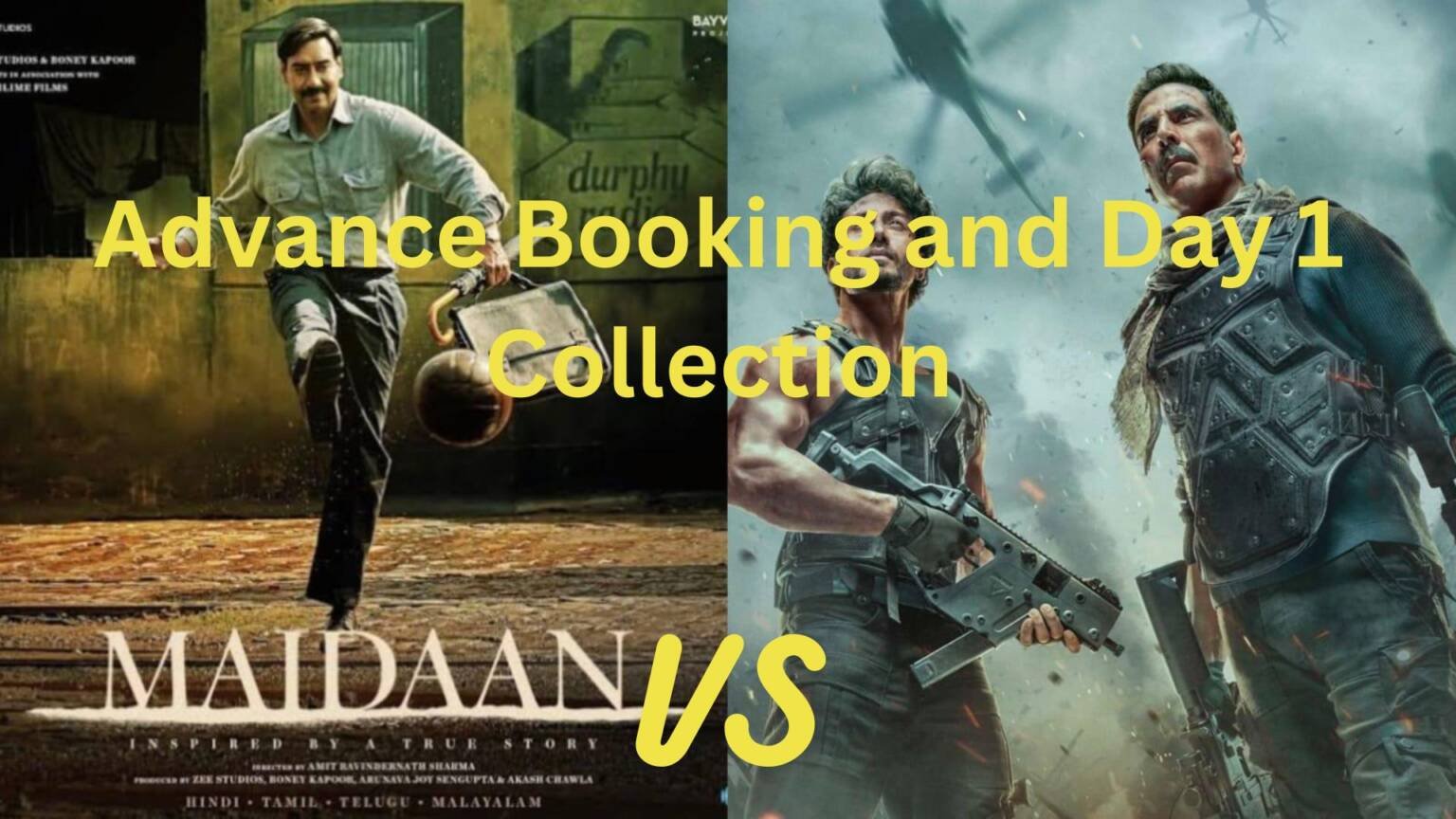 Maidaan Vs BMCM: Advance Booking and Day 1 Collection Prediction